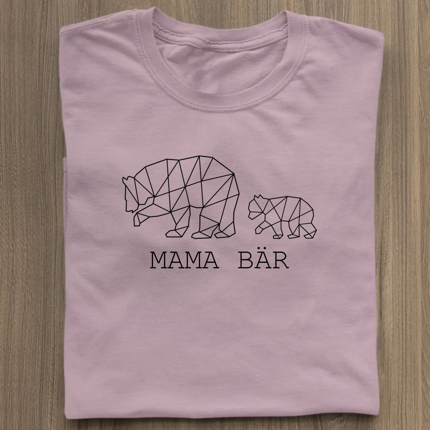 Mama Bär - Bio Damen Shirt *personalisierbar (1-4 Kinder ohne Namen)* Stella Muser Shirt ST ST Lilac-Dream