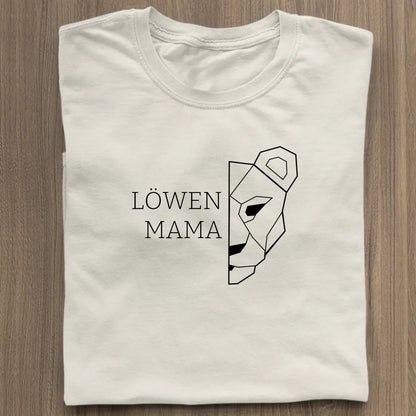Löwen Mama - Bio Damen Shirt *personalisierbar (ohne Namen)* Stella Muser Shirt ST ST Natural-Raw