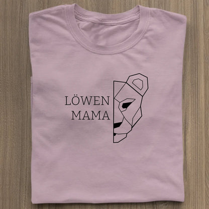 Löwen Mama - Bio Damen Shirt *personalisierbar (ohne Namen)* Stella Muser Shirt ST ST Lilac-Dream