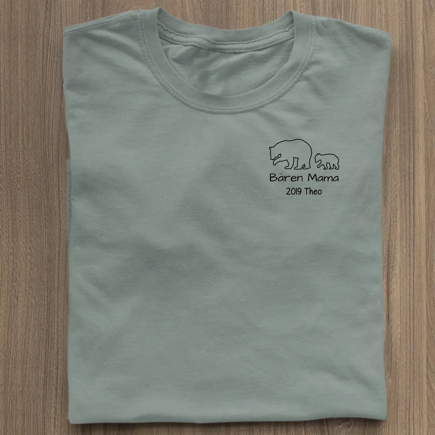 Bären Mama klein - Bio Damen Shirt *personalisierbar* Stella Muser Shirt ST ST Green Bay