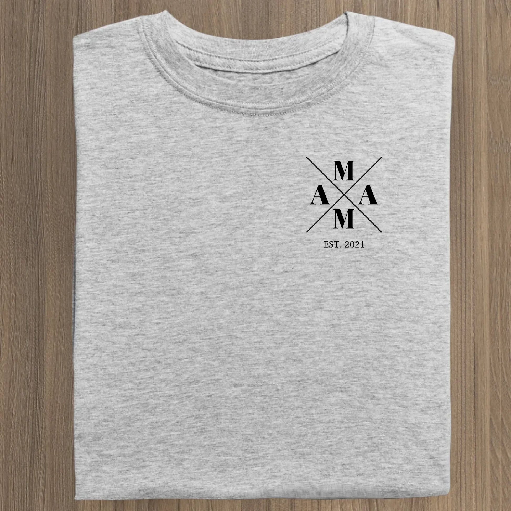 Mama Minimal + Symbole - Bio Damen Shirt *personalisierbar* Stella Muser Shirt ST ST Heather-Grey