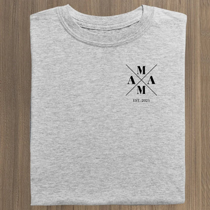 Mama Minimal + Symbole - Bio Damen Shirt *personalisierbar* Stella Muser Shirt ST ST Heather-Grey