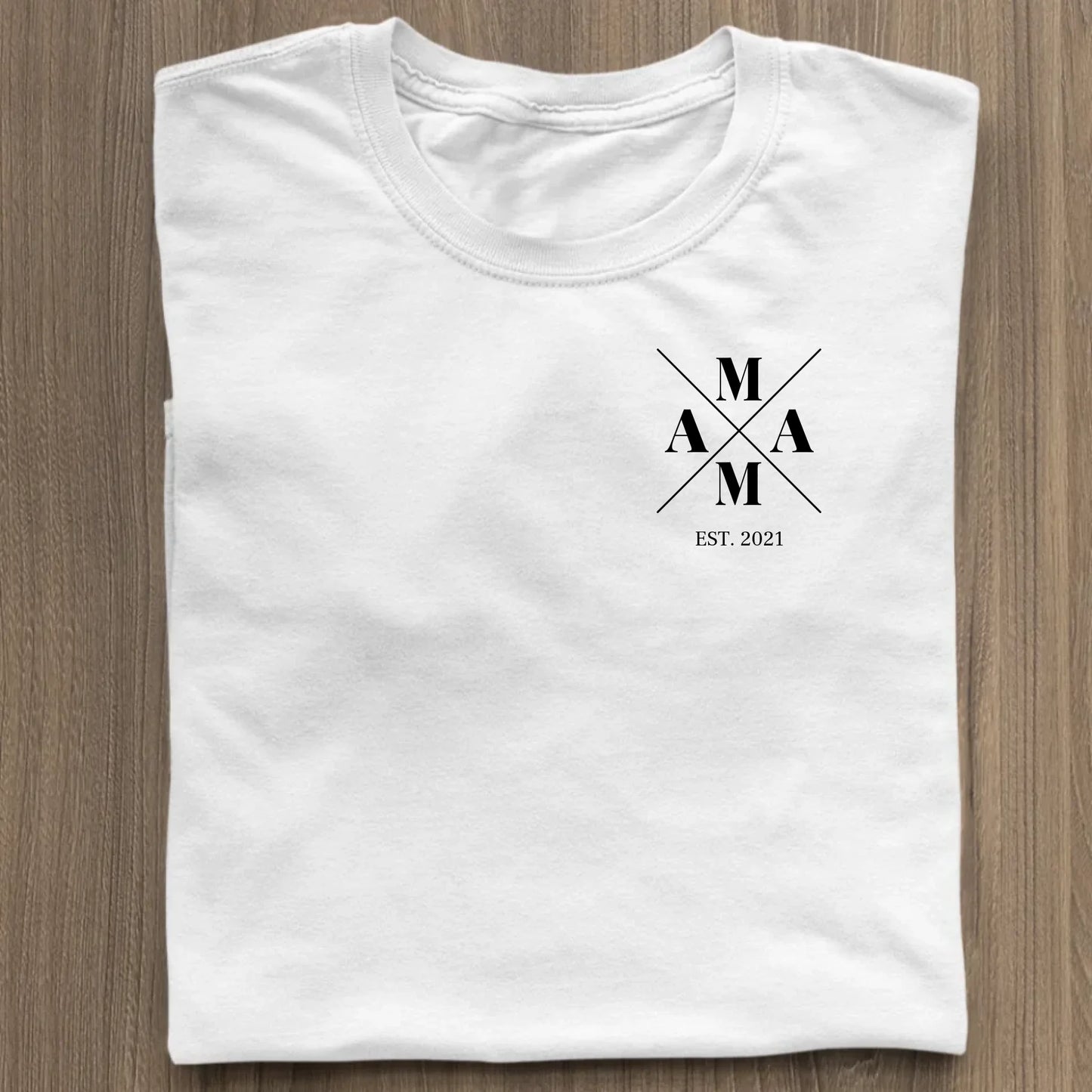 Mama Minimal + Symbole - Bio Damen Shirt *personalisierbar* Stella Muser Shirt ST ST White