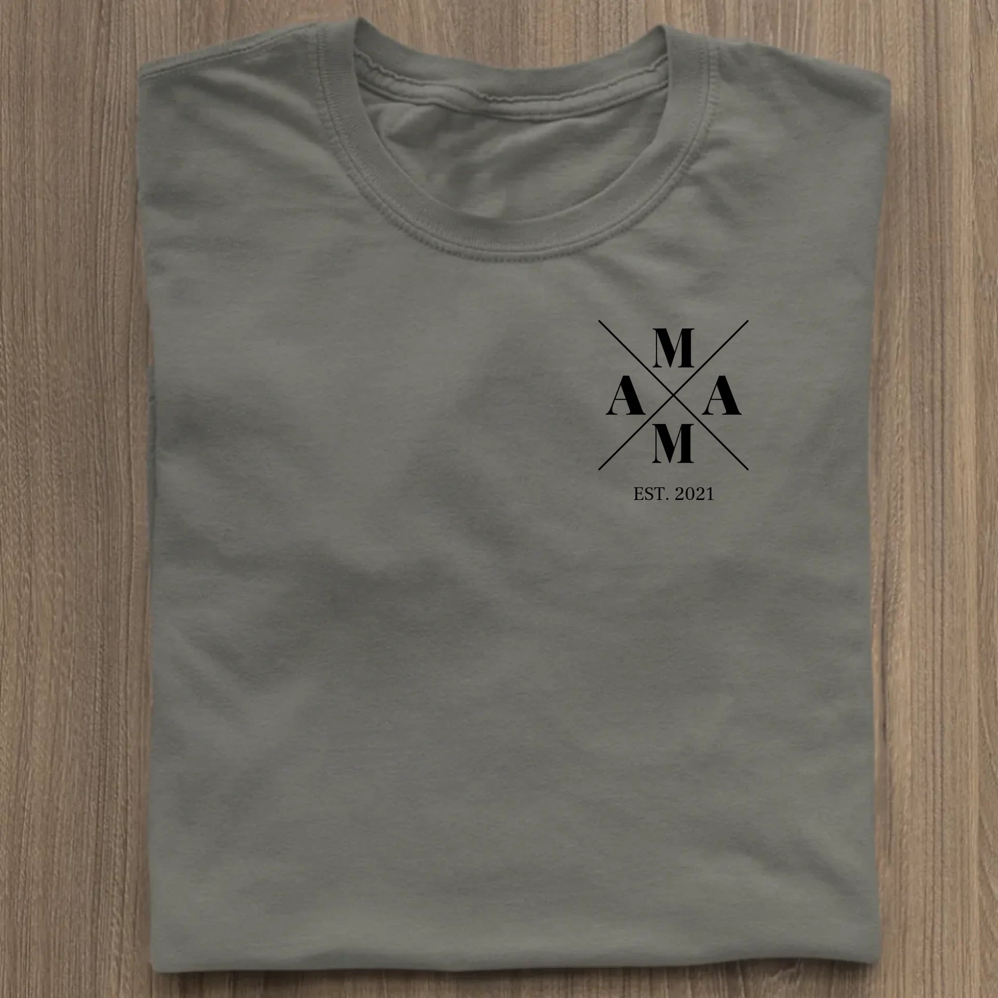 Mama Minimal + Symbole - Bio Damen Shirt *personalisierbar* Stella Muser Shirt ST ST Khaki