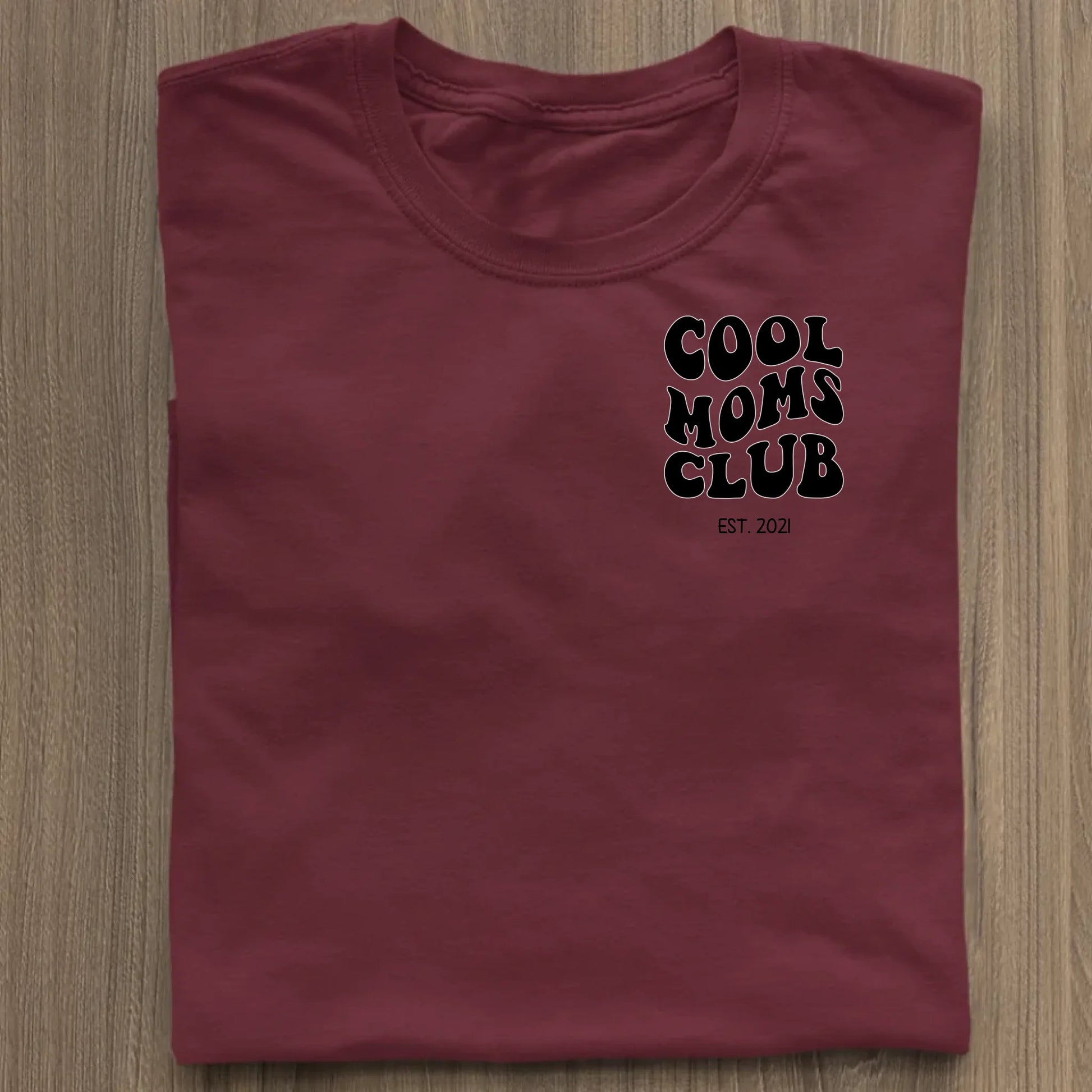 Cool Moms Club - Bio Damen Shirt *personalisierbar* Stella Muser Shirt ST ST Burgundy