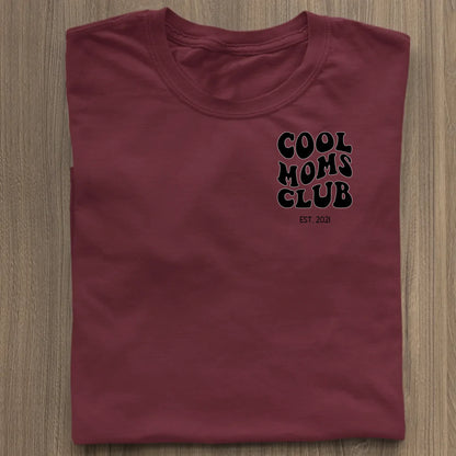 Cool Moms Club - Bio Damen Shirt *personalisierbar* Stella Muser Shirt ST ST Burgundy