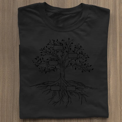 Family Tree - Bio Damen Shirt *personalisierbar* Stella Muser Shirt ST ST Black