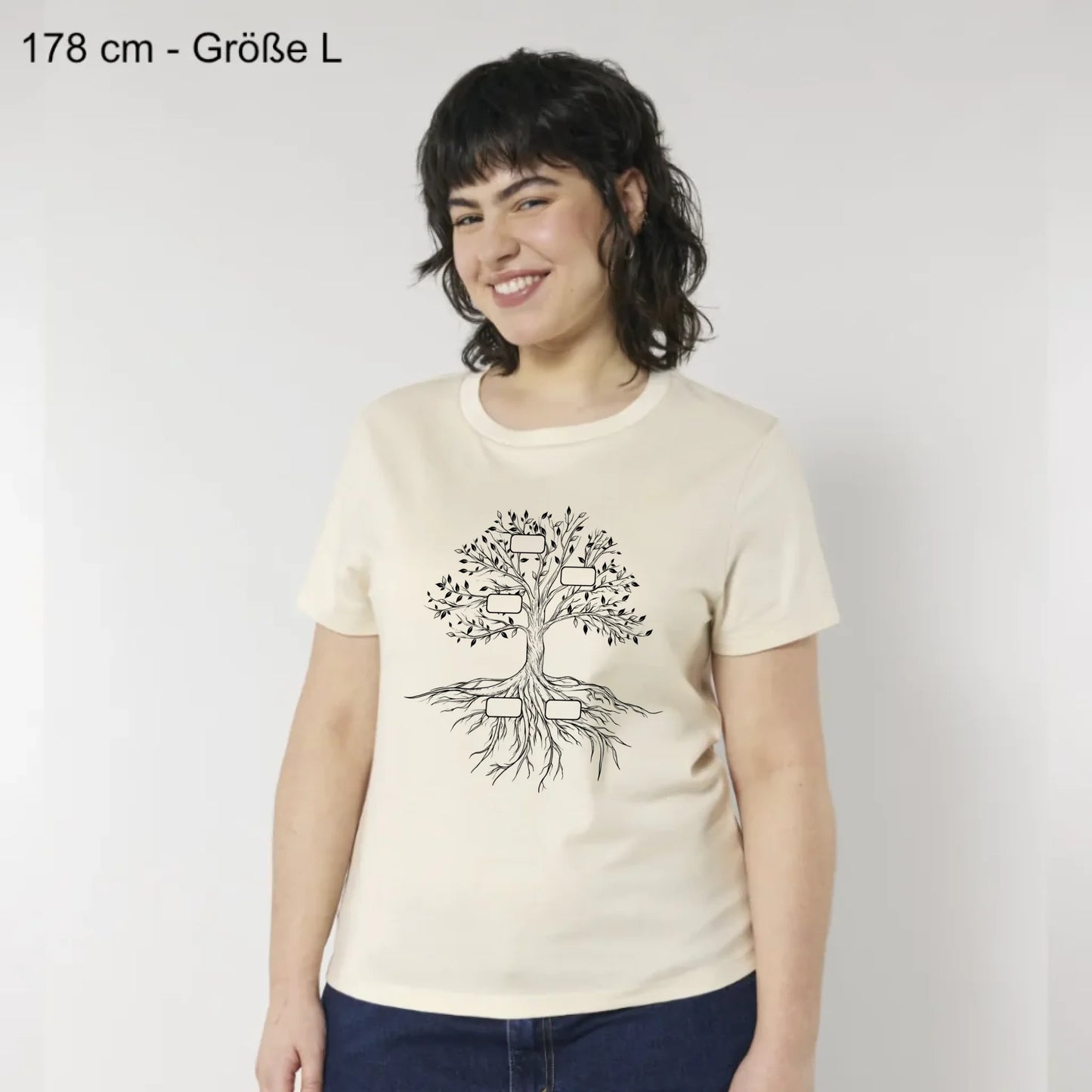 Family Tree - Bio Damen Shirt *personalisierbar*