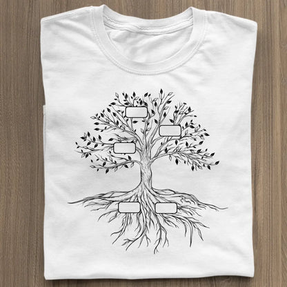 Family Tree - Bio Damen Shirt *personalisierbar* Stella Muser Shirt ST ST White