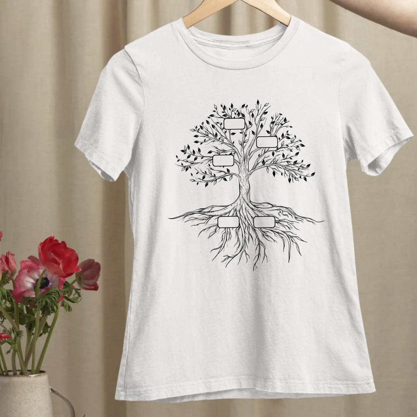 Family Tree - Bio Damen Shirt *personalisierbar*