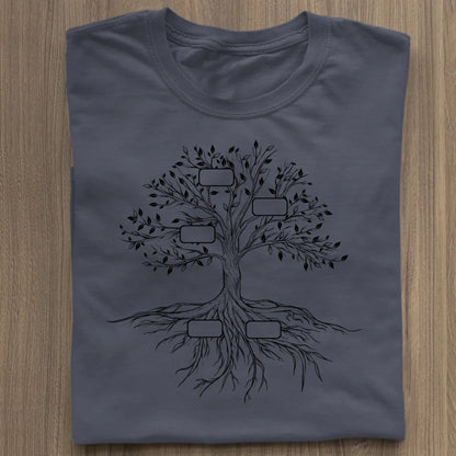 Family Tree - Bio Damen Shirt *personalisierbar* Stella Muser Shirt ST ST French Navy