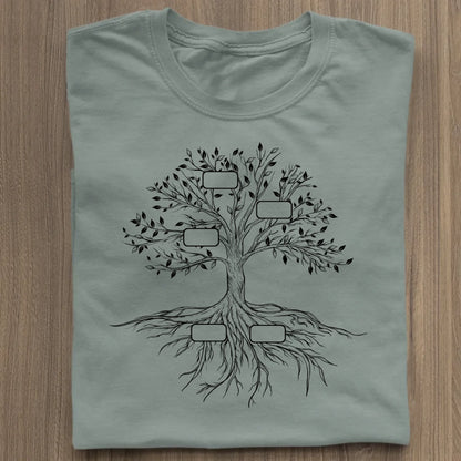 Family Tree - Bio Damen Shirt *personalisierbar* Stella Muser Shirt ST ST Green Bay