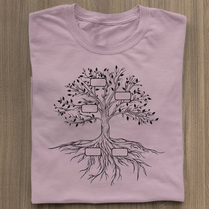 Family Tree - Bio Damen Shirt *personalisierbar* Stella Muser Shirt ST ST Lilac-Dream
