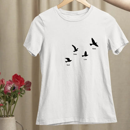 Fly with me - Bio Damen Shirt *personalisierbar*