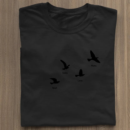 Fly with me - Bio Damen Shirt *personalisierbar* Stella Muser Shirt ST ST Black