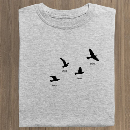 Fly with me - Bio Damen Shirt *personalisierbar* Stella Muser Shirt ST ST Heather-Grey
