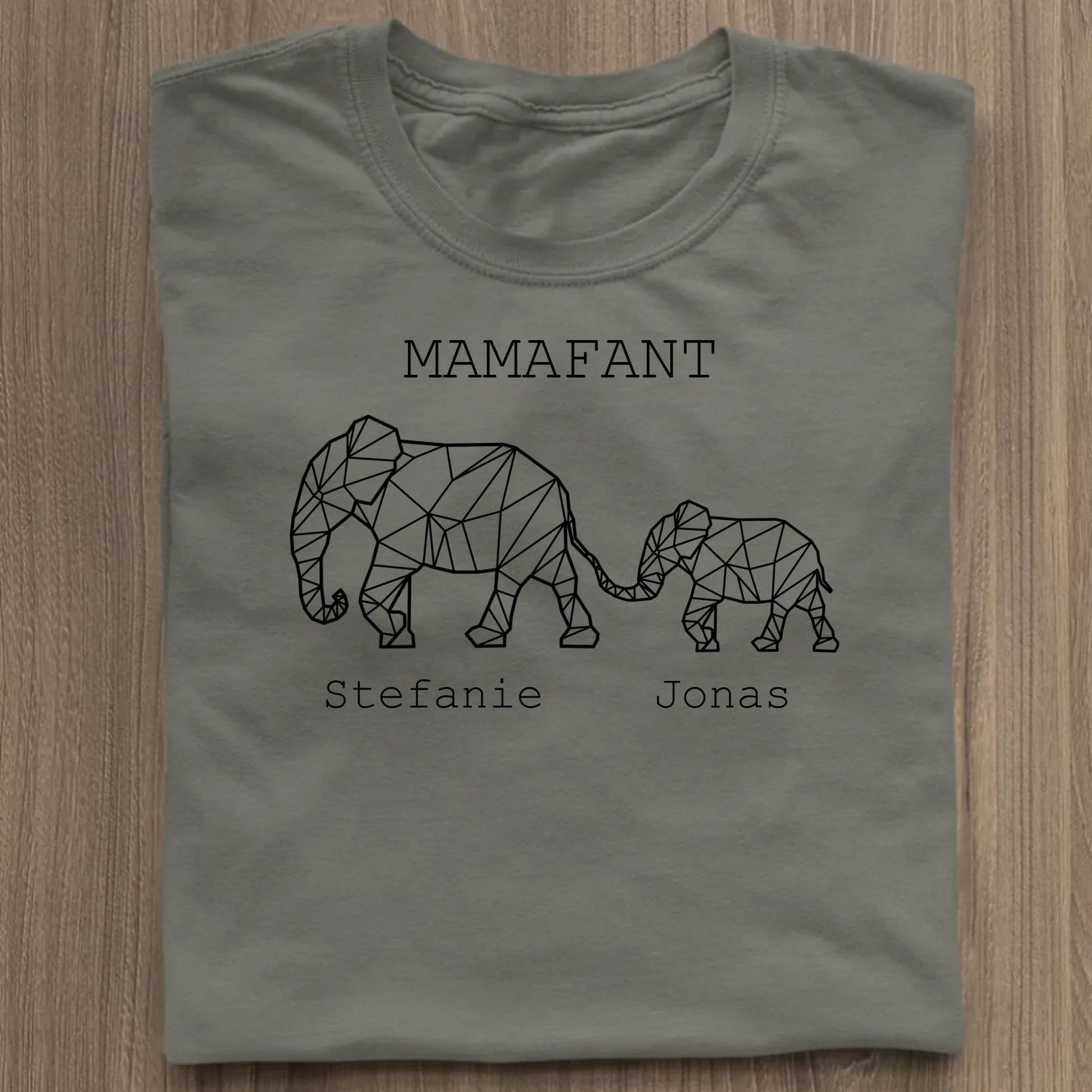 Mamafant - Bio Damen Shirt *personalisierbar* Stella Muser Shirt ST ST Khaki