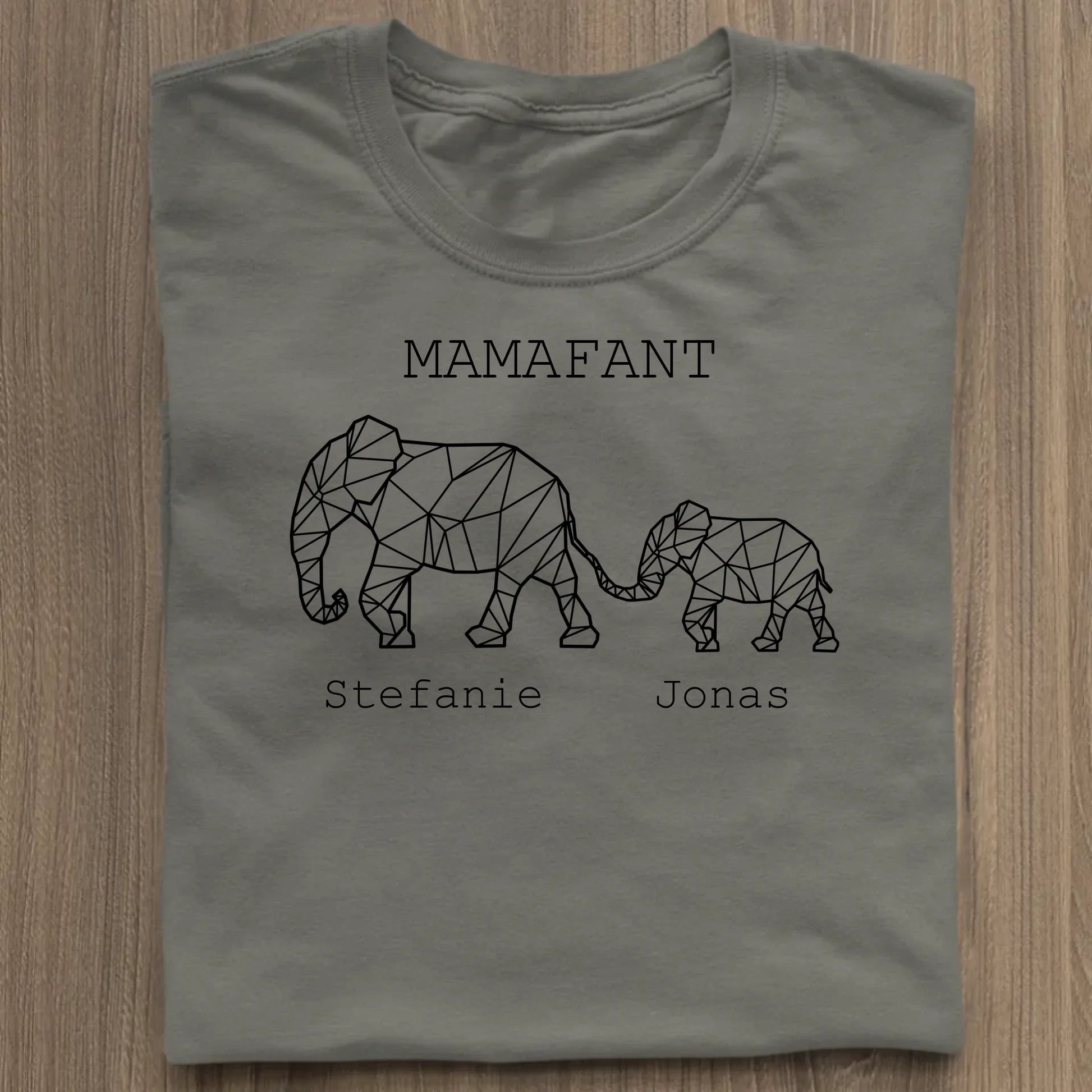 Mamafant - Bio Damen Shirt *personalisierbar* Stella Muser Shirt ST ST Khaki