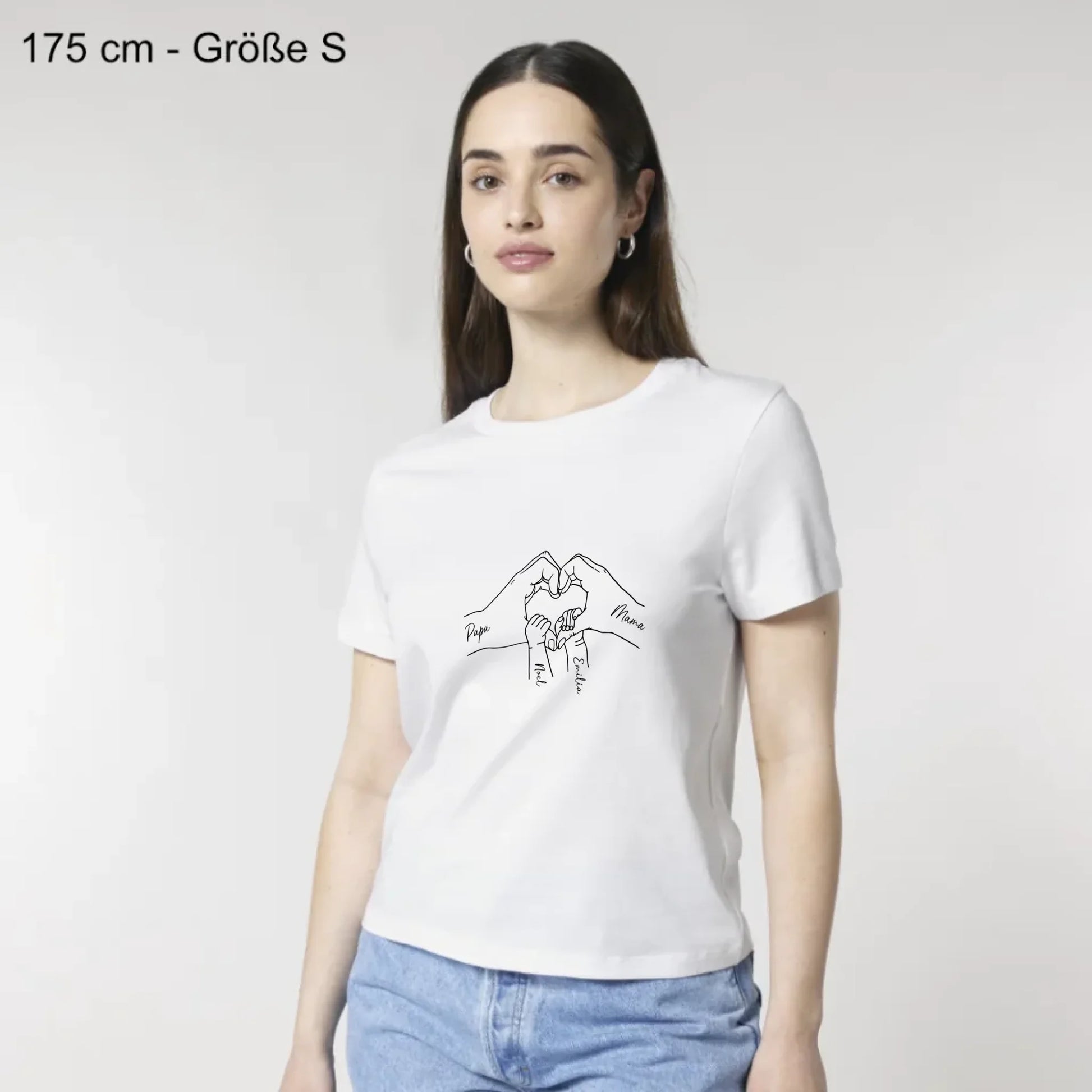 Family Love - Bio Damen Shirt *personalisierbar*
