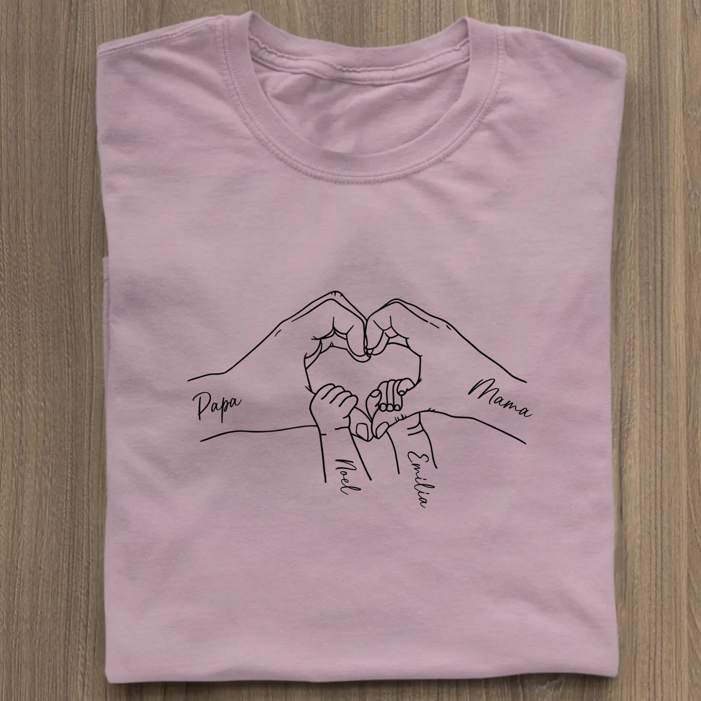 Family Love - Bio Damen Shirt *personalisierbar* Stella Muser Shirt ST ST Lilac-Dream