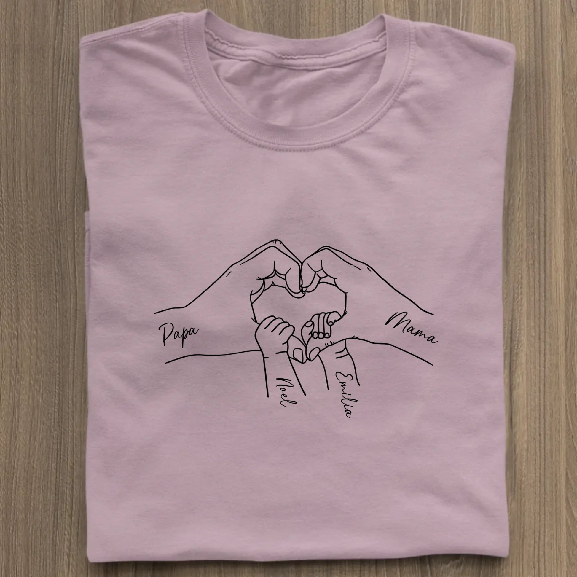 Family Love - Bio Damen Shirt *personalisierbar* Stella Muser Shirt ST ST Lilac-Dream
