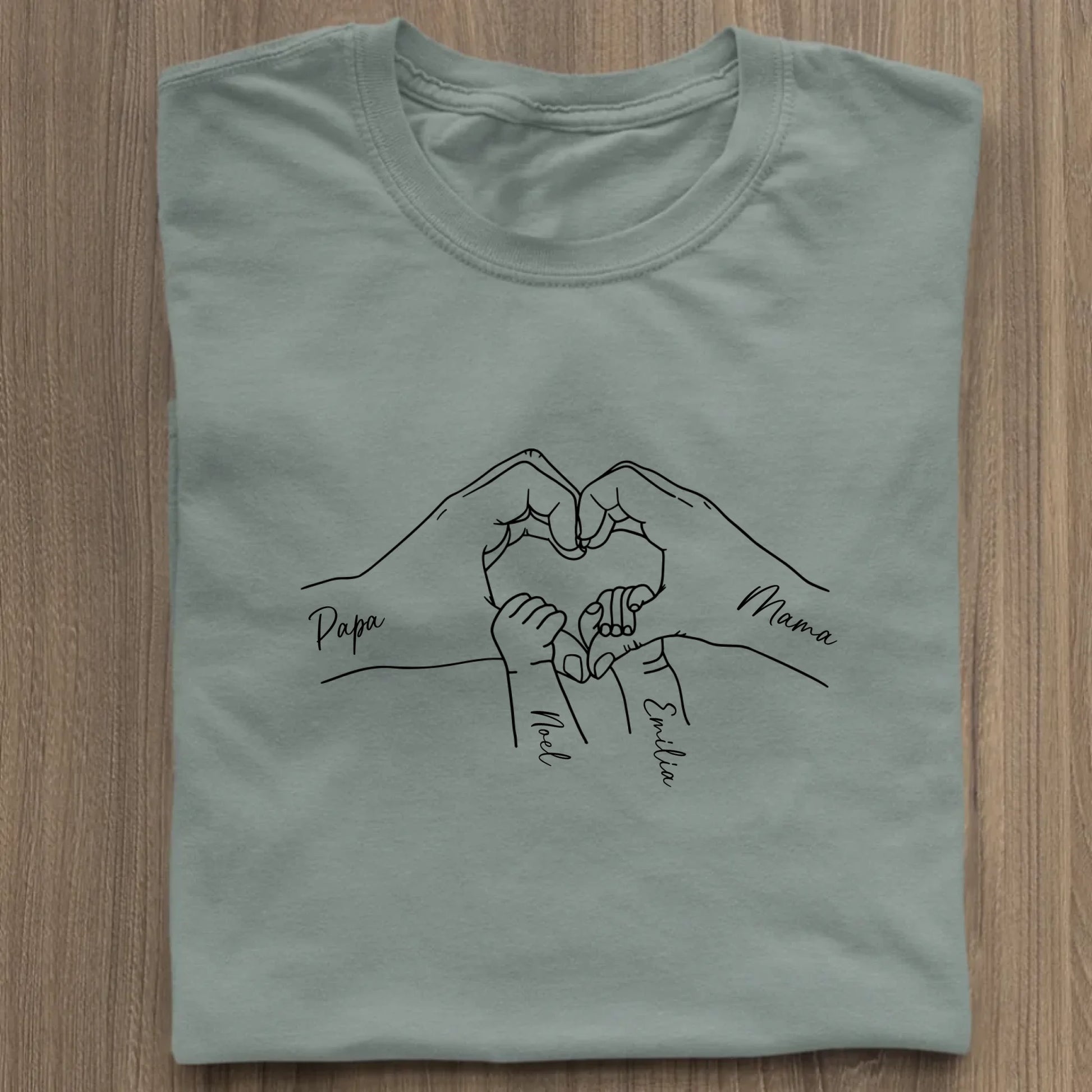 Family Love - Bio Damen Shirt *personalisierbar* Stella Muser Shirt ST ST Green Bay