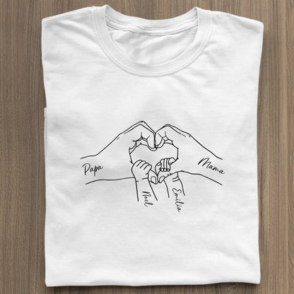 Family Love - Bio Damen Shirt *personalisierbar* Stella Muser Shirt ST ST White