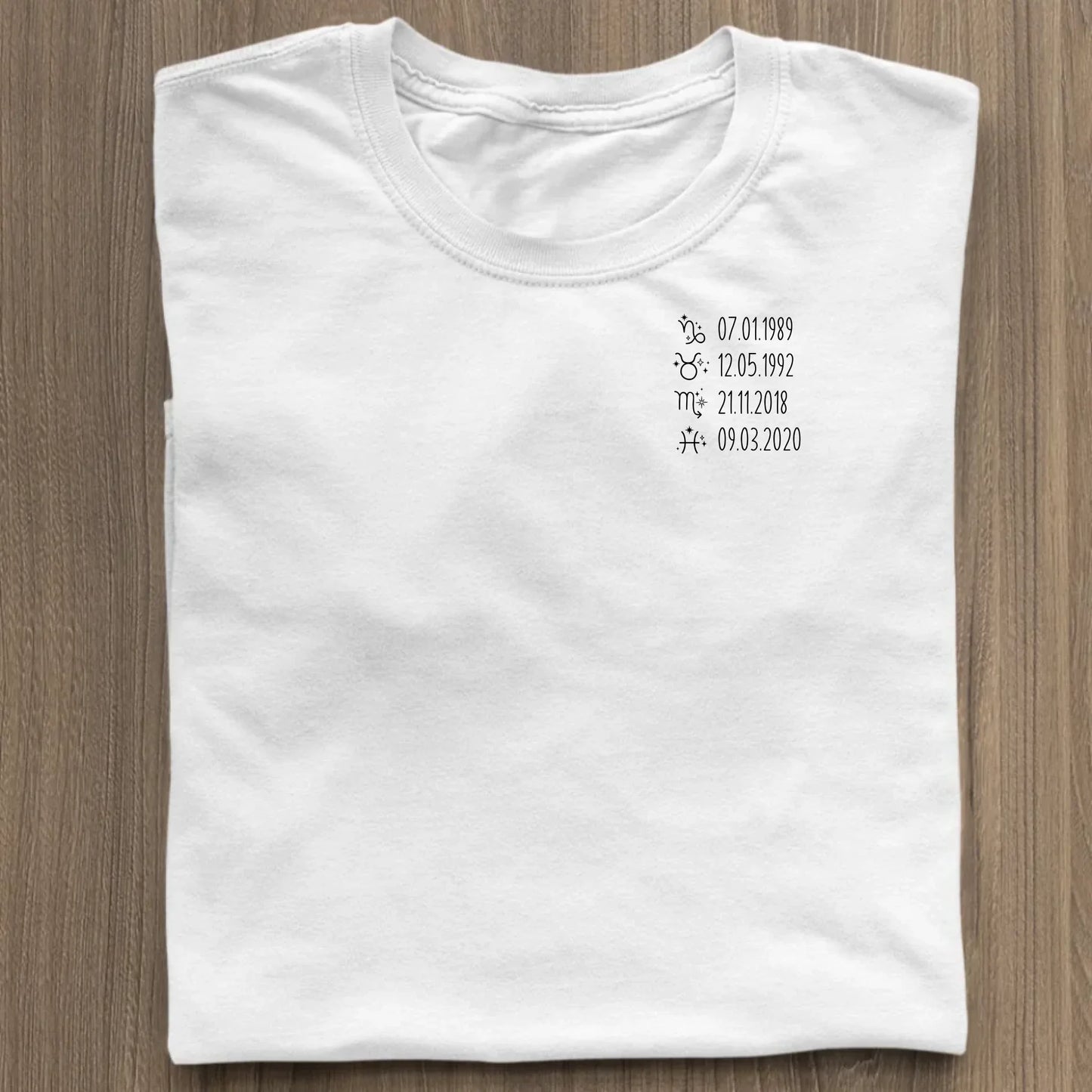 Sternzeichen - Bio Damen Shirt *personalisierbar* Stella Muser Shirt ST ST White