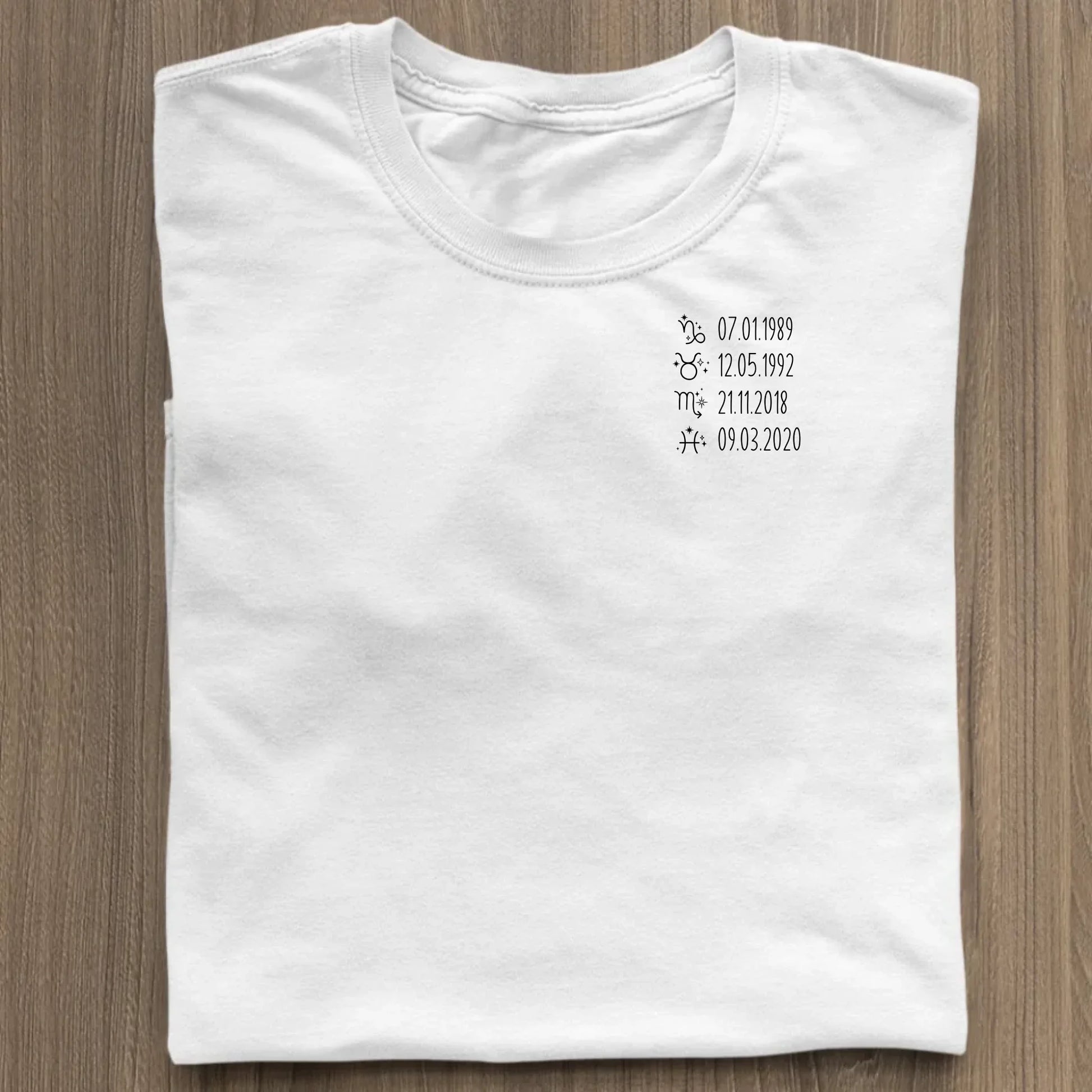Sternzeichen - Bio Damen Shirt *personalisierbar* Stella Muser Shirt ST ST White