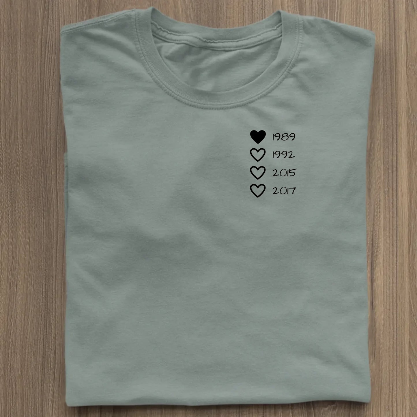 Family Hearts - Bio Damen Shirt *personalisierbar* Stella Muser Shirt ST ST Green Bay