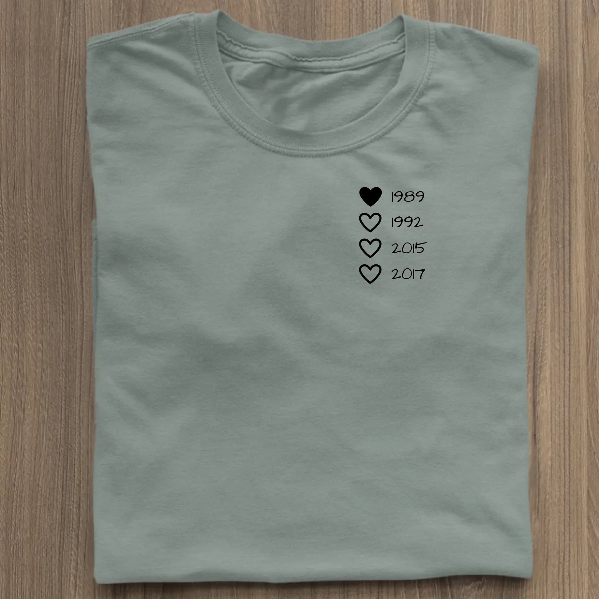 Family Hearts - Bio Damen Shirt *personalisierbar* Stella Muser Shirt ST ST Green Bay