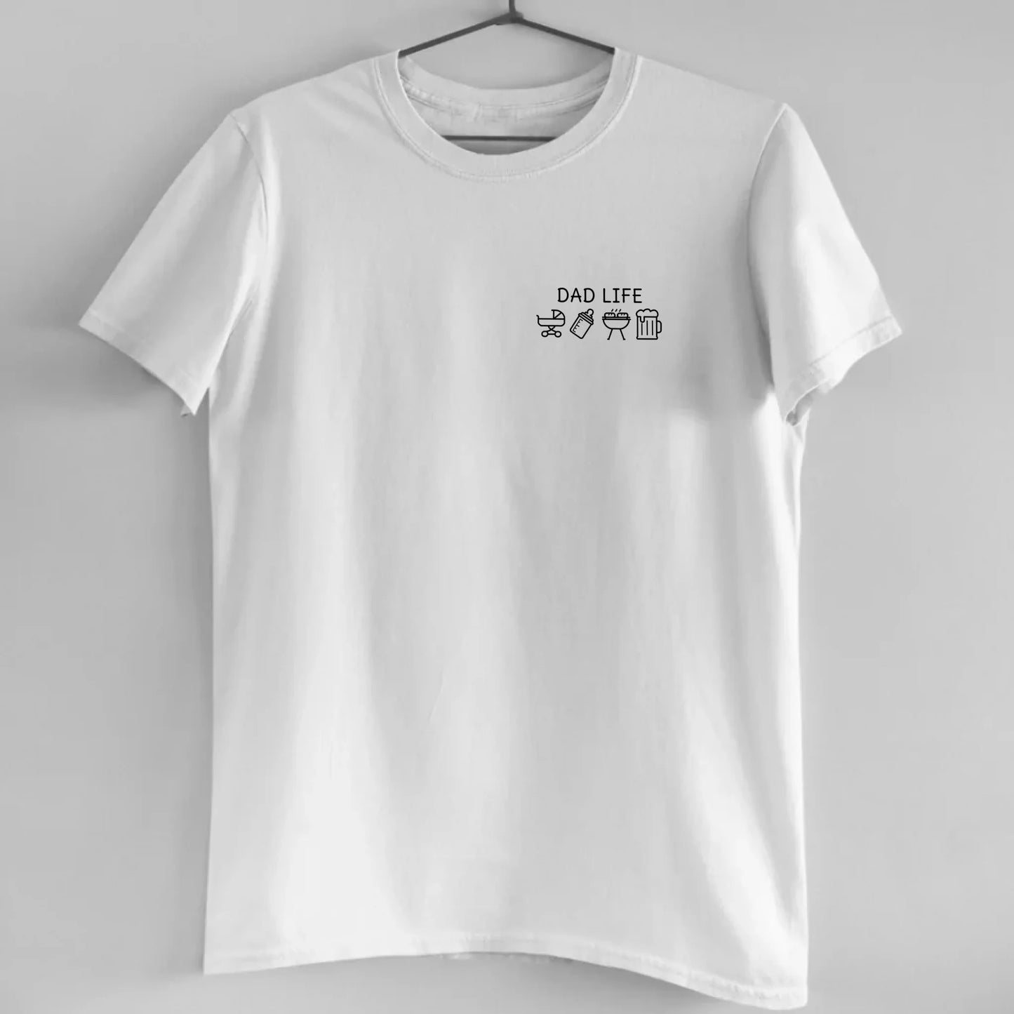 Dad Life Symbole - Bio Herren Shirt *personalisierbar*