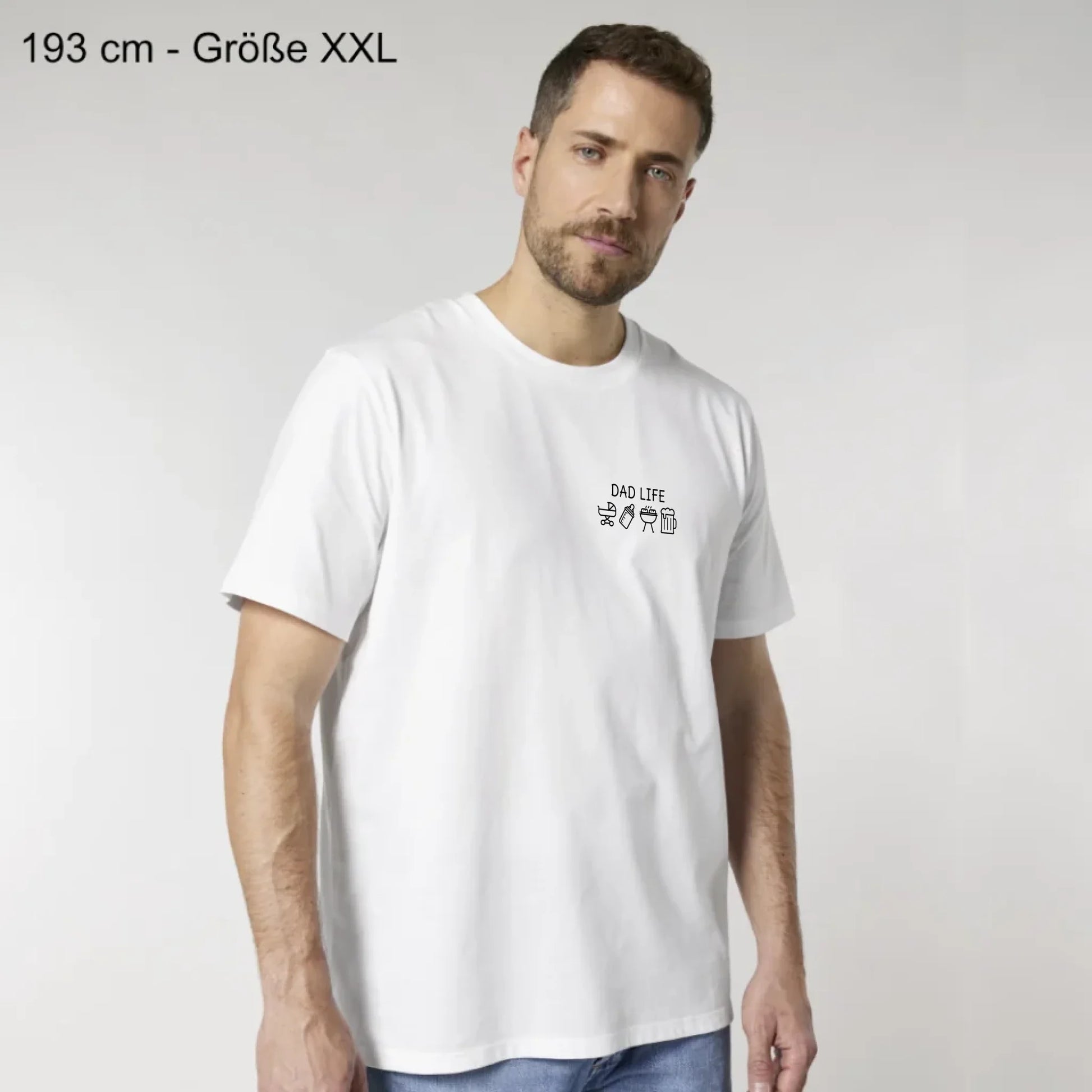 Dad Life Symbole - Bio Herren Shirt *personalisierbar*