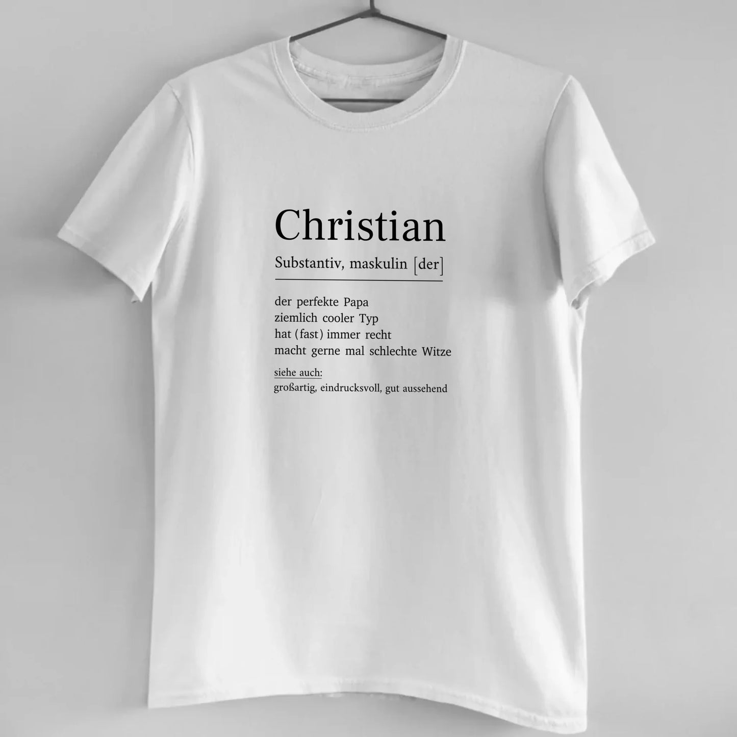 Papa Definition - Bio Herren Shirt *personalisierbar*