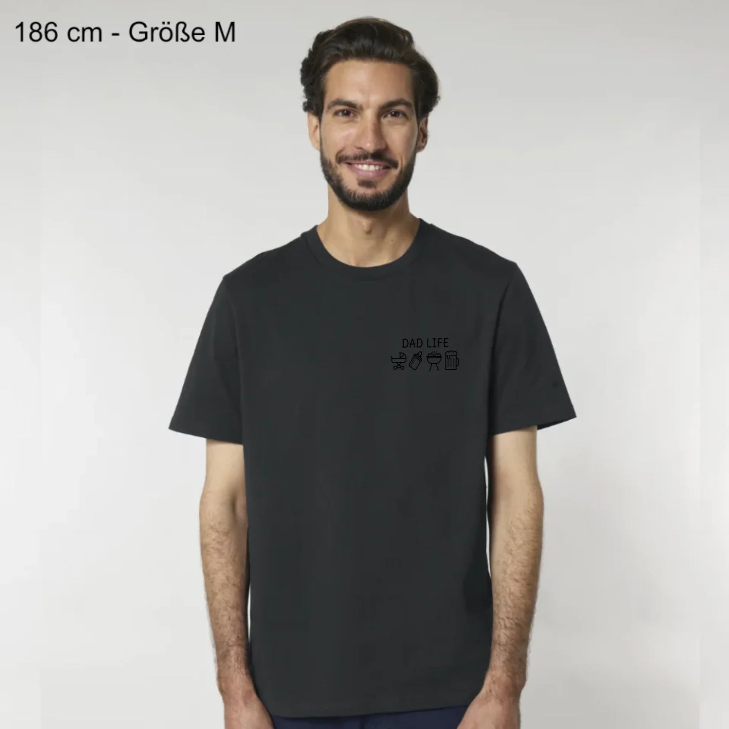 Dad Life Symbole - Bio Herren Shirt *personalisierbar*