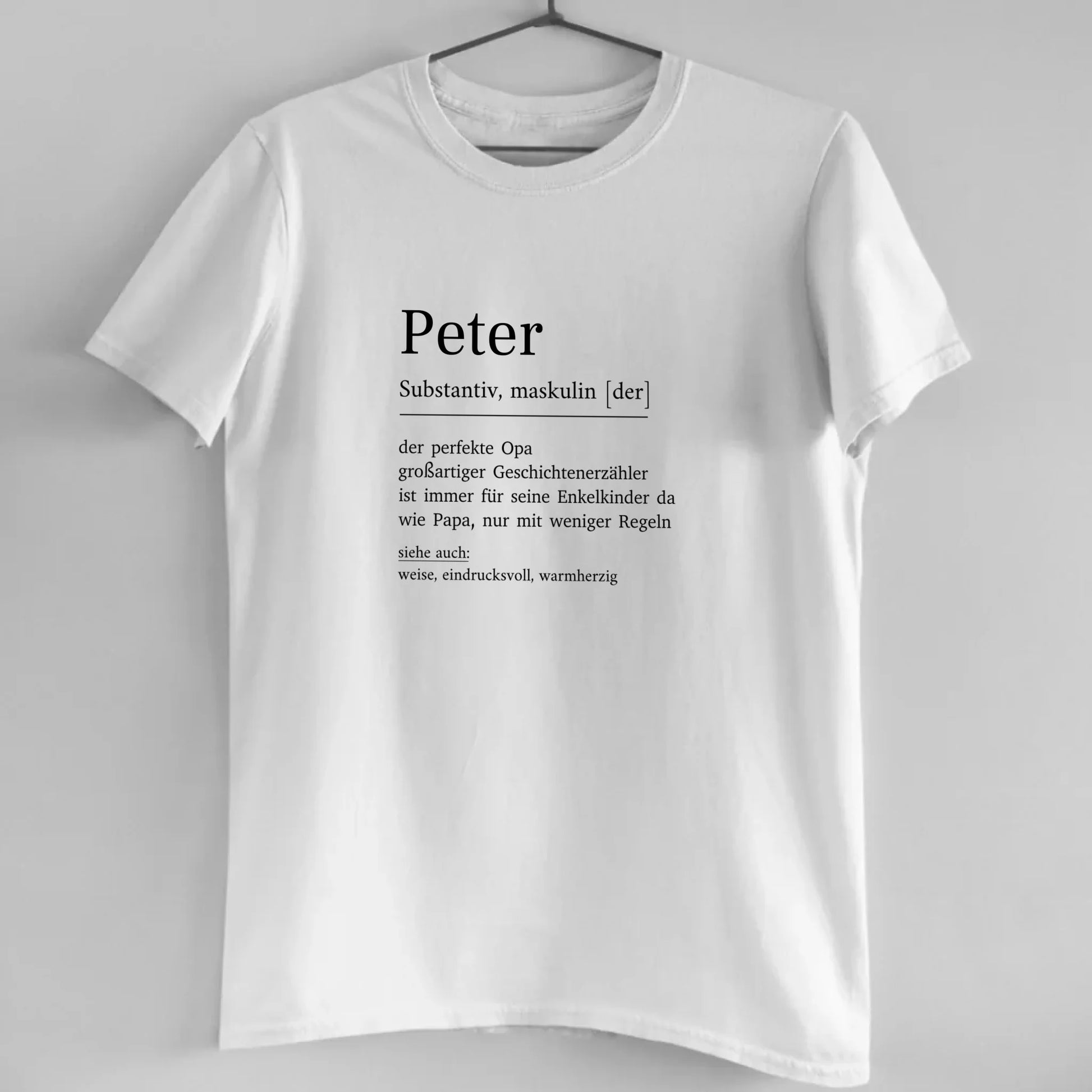 Opa Definition - Bio Herren Shirt *personalisierbar*