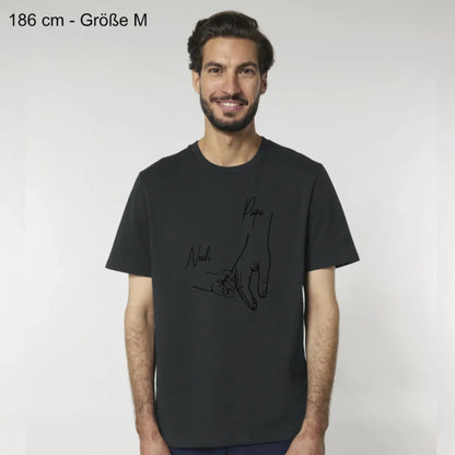 Hold my hand Dad - Bio Herren Shirt *personalisierbar*