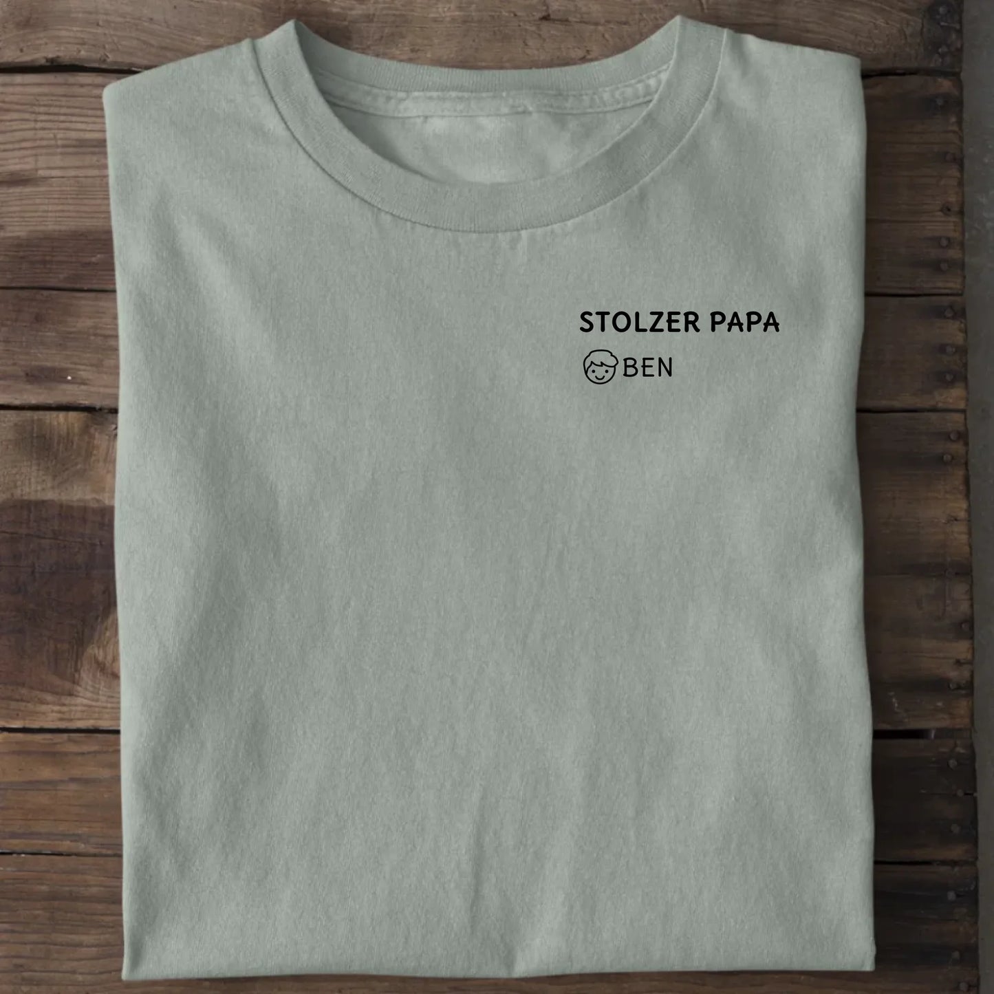 Stolzer Papa - Bio Herren Shirt *personalisierbar* Creator T-Shirt 2.0 ST ST Aloe
