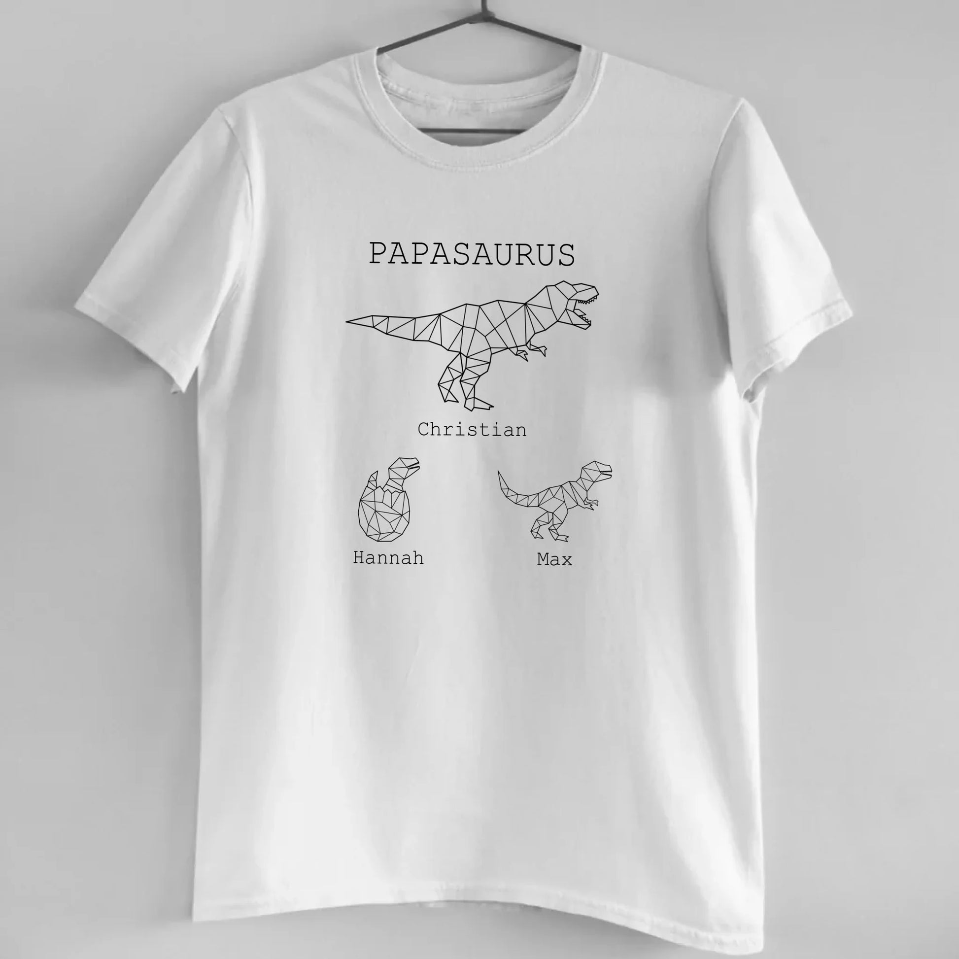 Papasaurus - Bio Herren Shirt *personalisierbar (mit Namen)*