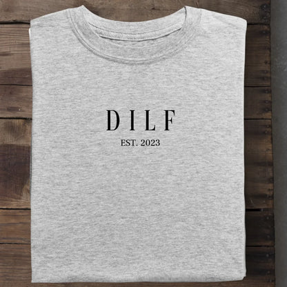 DILF - Bio Herren Shirt *personalisierbar* Creator T-Shirt 2.0 ST ST Heather-Grey
