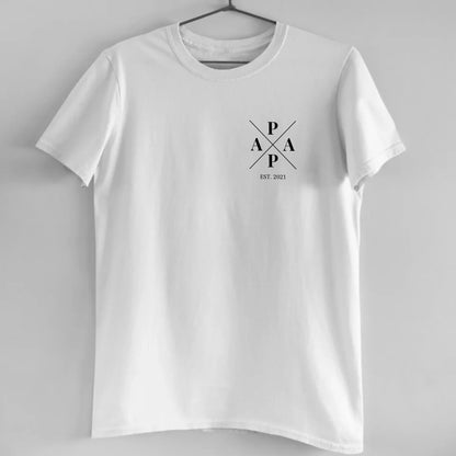 Papa Minimal - Bio Herren Shirt *personalisierbar*