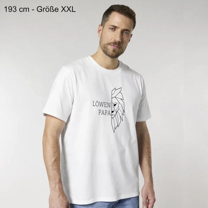Löwen Papa - Bio Herren Shirt *personalisierbar (ohne Namen)*