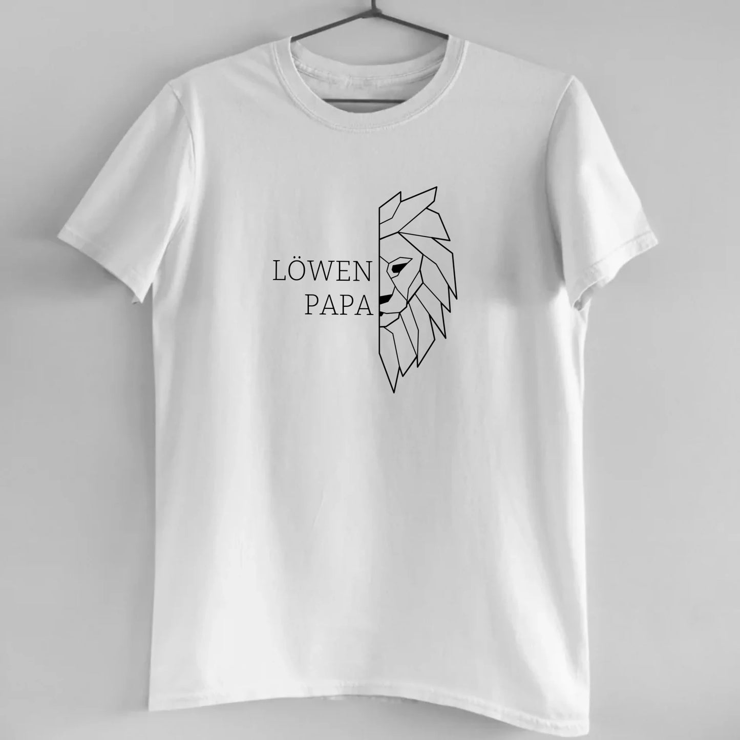 Löwen Papa - Bio Herren Shirt *personalisierbar (ohne Namen)*