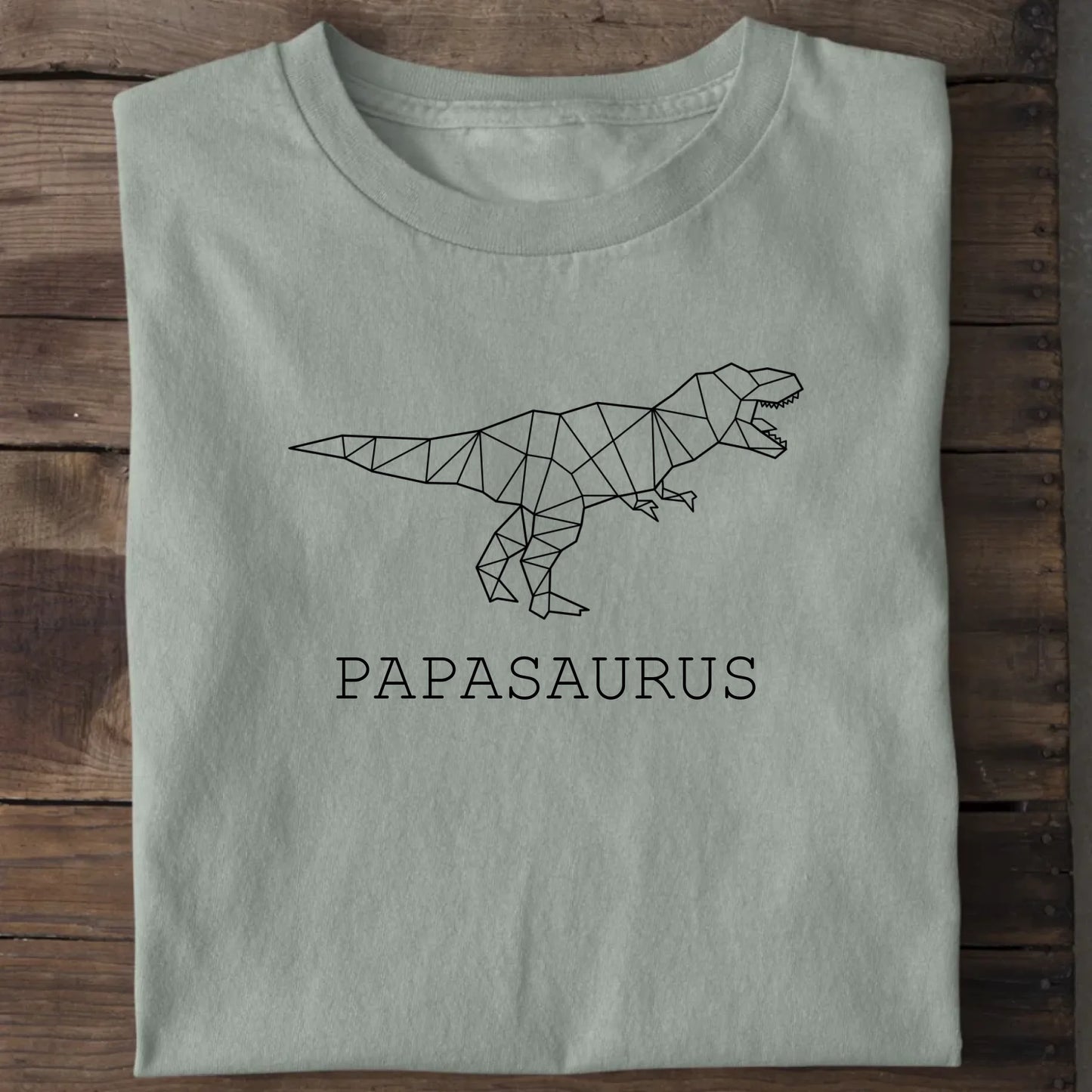 Papasaurus - Bio Herren Shirt *personalisierbar (ohne Namen)* Creator T-Shirt 2.0 ST ST Aloe