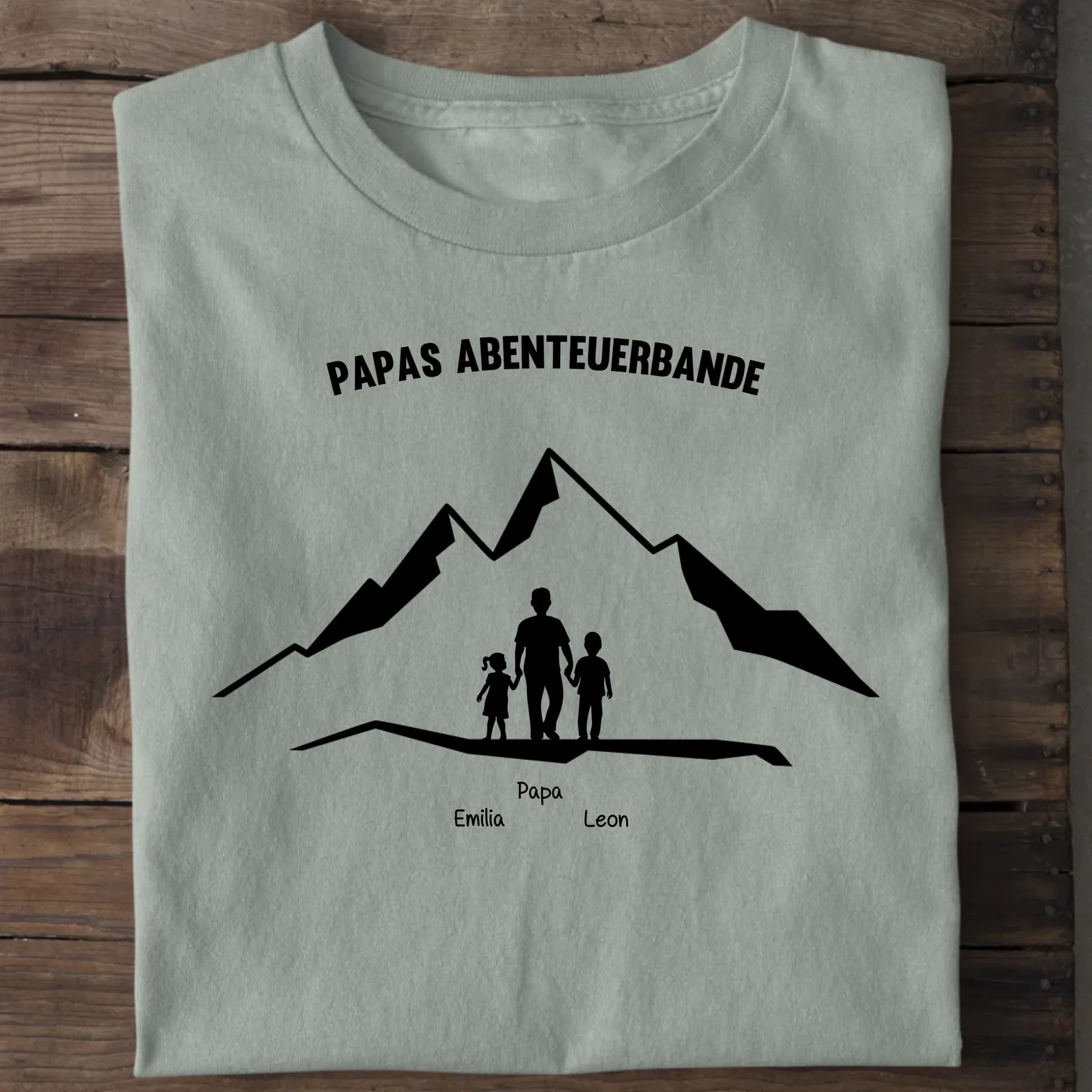 Papas Abenteuerbande - Bio Herren Shirt *personalisierbar* Creator T-Shirt 2.0 ST ST Aloe