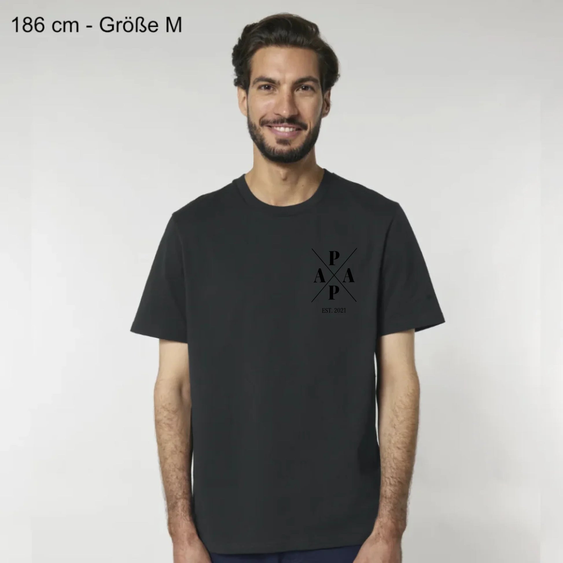 Papa Minimal + Symbole - Bio Herren Shirt *personalisierbar*