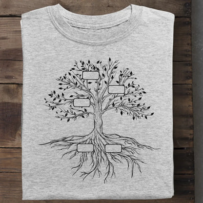 Family Tree - Bio Herren Shirt *personalisierbar* Creator T-Shirt 2.0 ST ST Heather-Grey