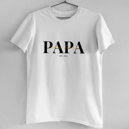 PAPA + Kids - Bio Herren Shirt *personalisierbar*