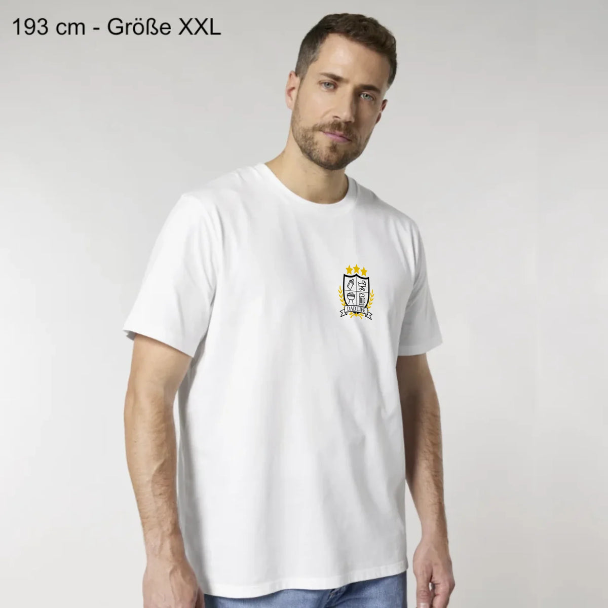 Dad Life Wappen - Bio Herren Shirt *personalisierbar*