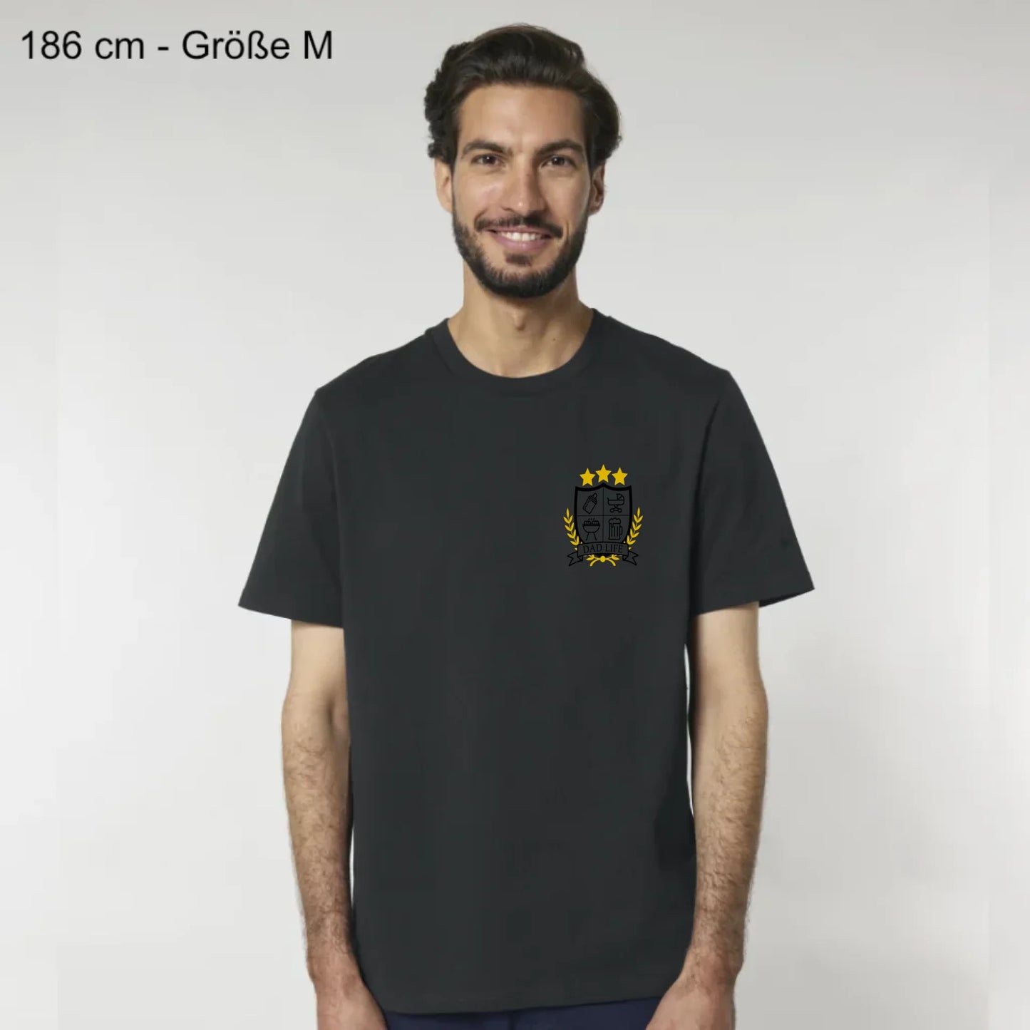 Dad Life Wappen - Bio Herren Shirt *personalisierbar*